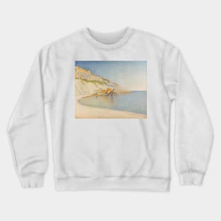 Cassis, Cap Lombard, Opus 196 by Paul Signac Crewneck Sweatshirt